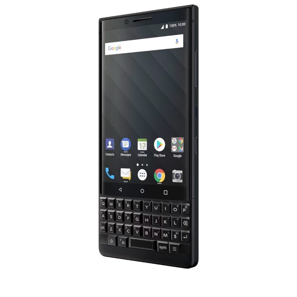 Black Smartphone with QWERTY Keyboard